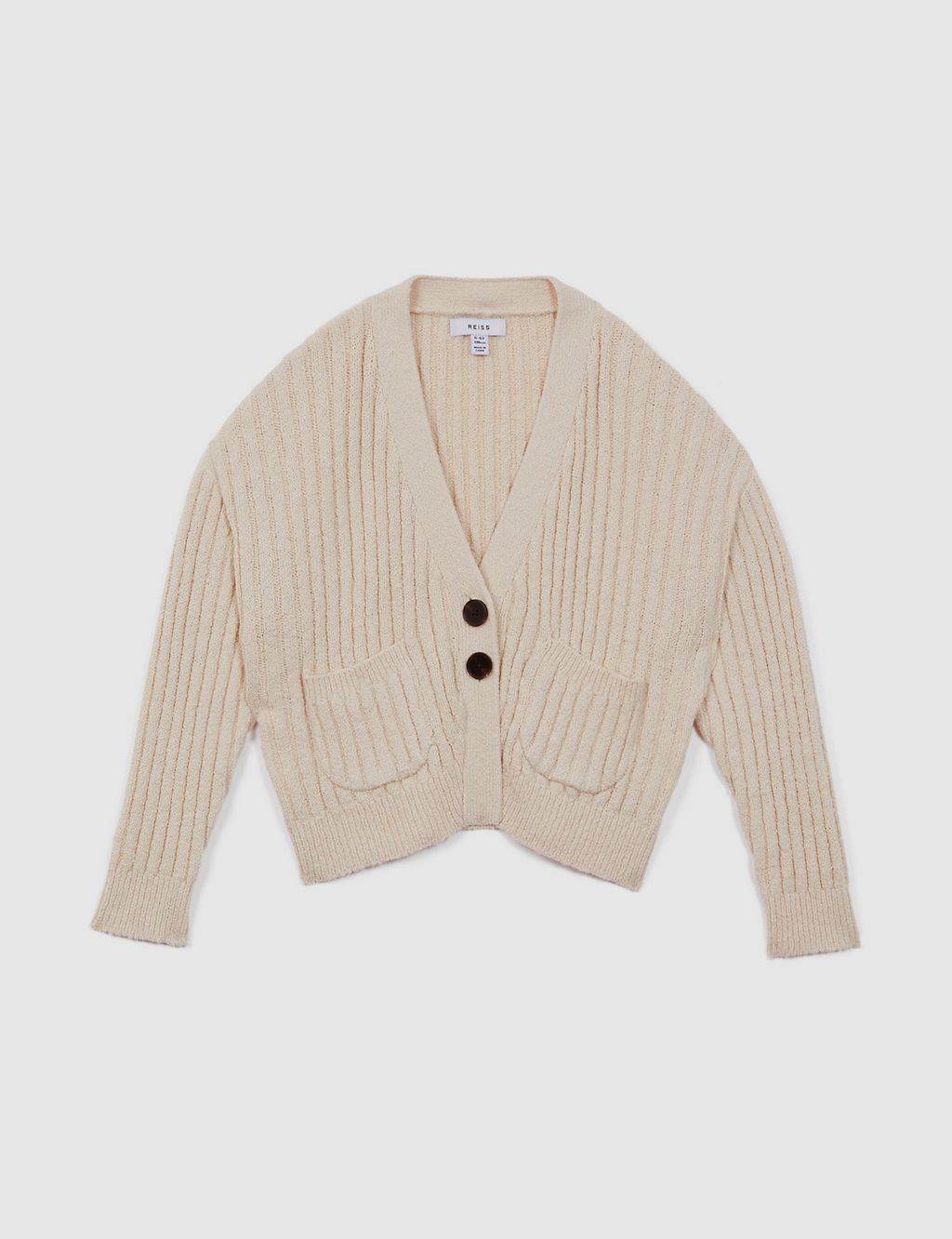 Cotton Rich Ribbed Cardigan (4-14 Yrs) 1 of 5