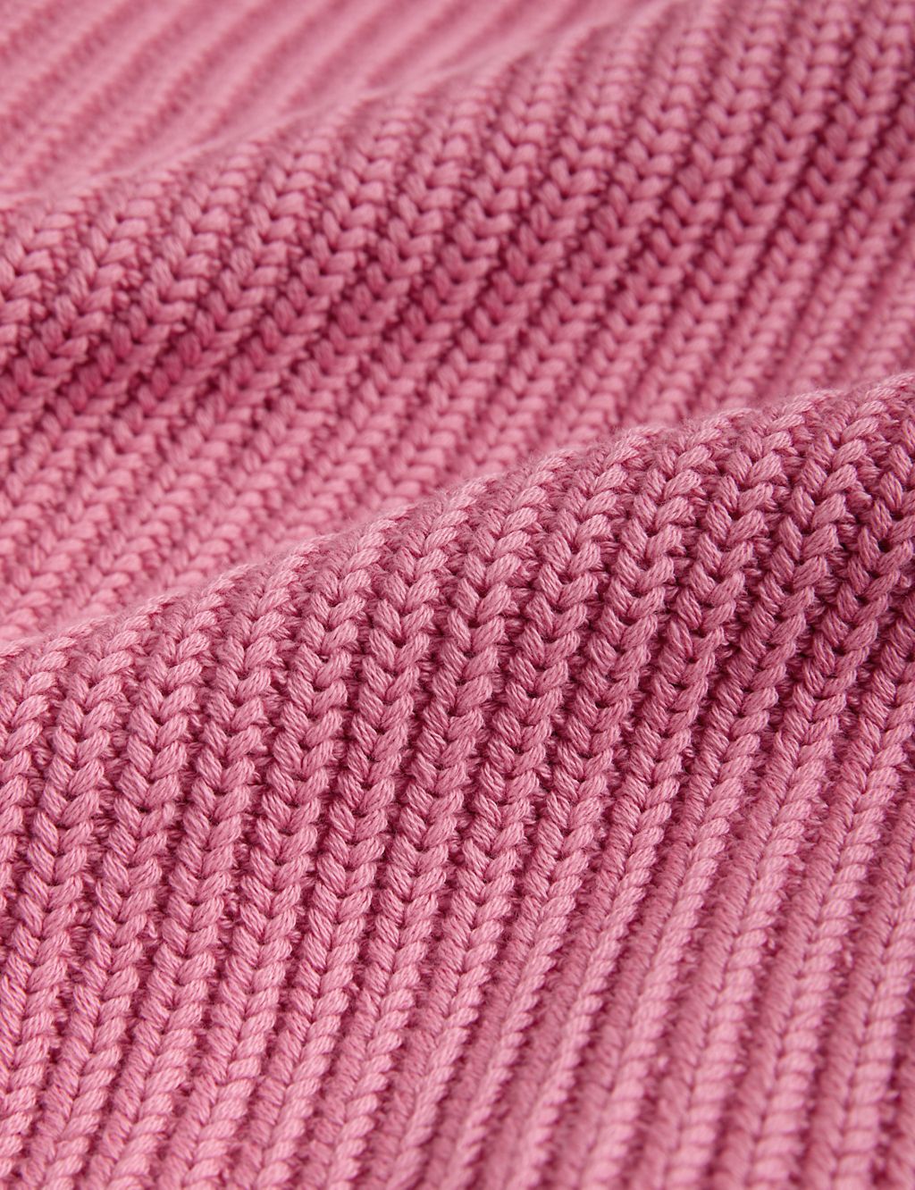 Cotton Rich Ribbed Crew Neck Jumper 6 of 6