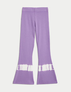 Cotton Rich Ribbed Flared Legging (2-8 Years) Image 2 of 5