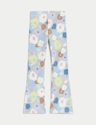 Cotton Rich Printed Leggings (2-8 Yrs), M&S Collection