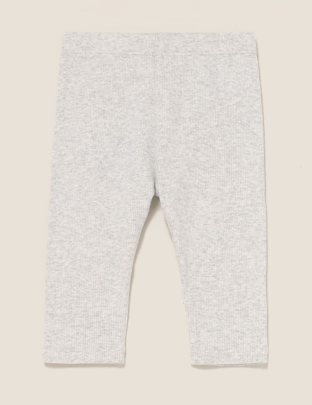 Cotton Rich Ribbed Leggings 0 3 Yrs