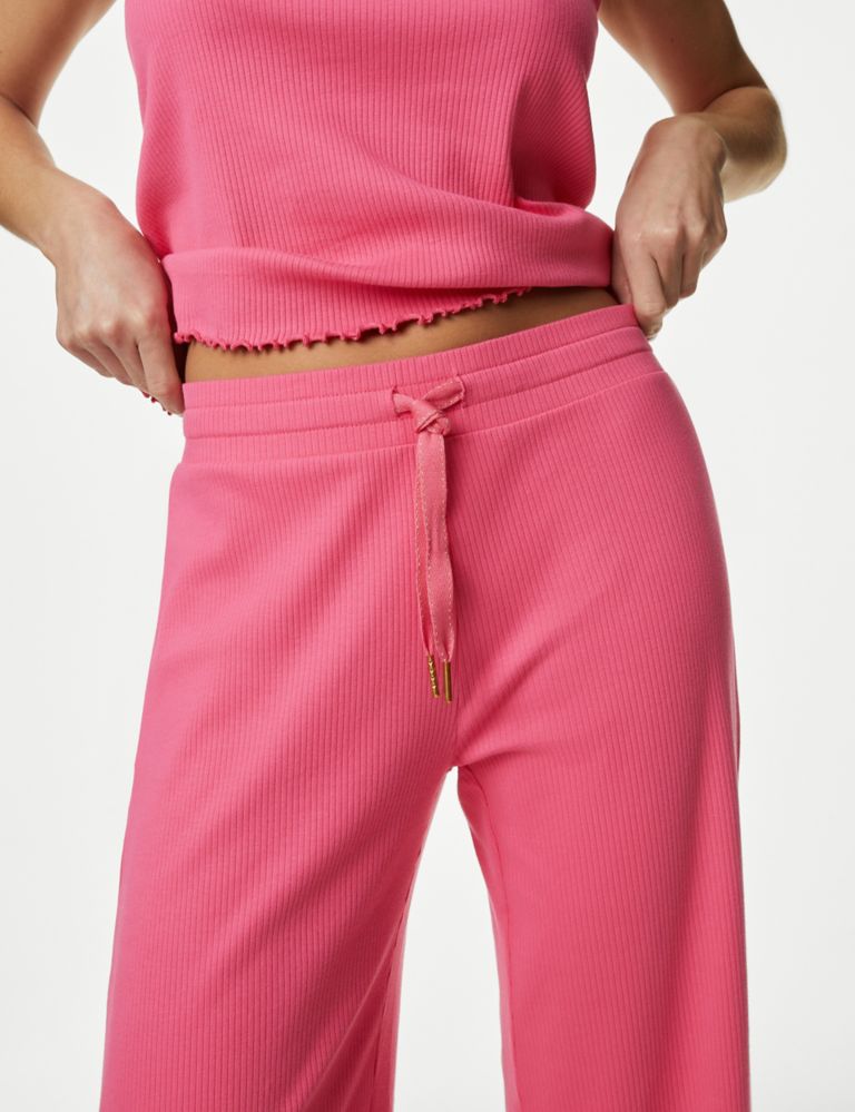 Cotton Rich Ribbed Lounge Pants 3 of 6