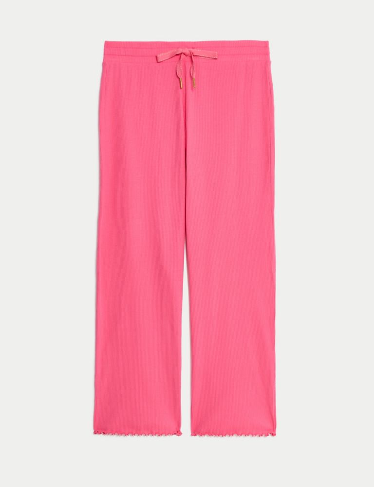 Cotton Rich Ribbed Lounge Pants 2 of 6