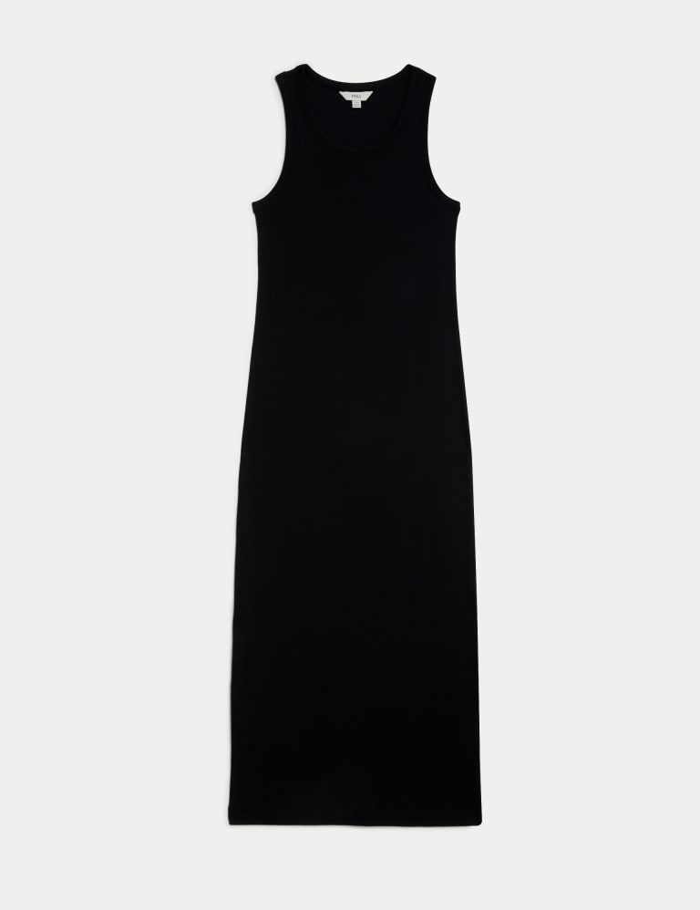 Ribbed midi tank new arrivals dress