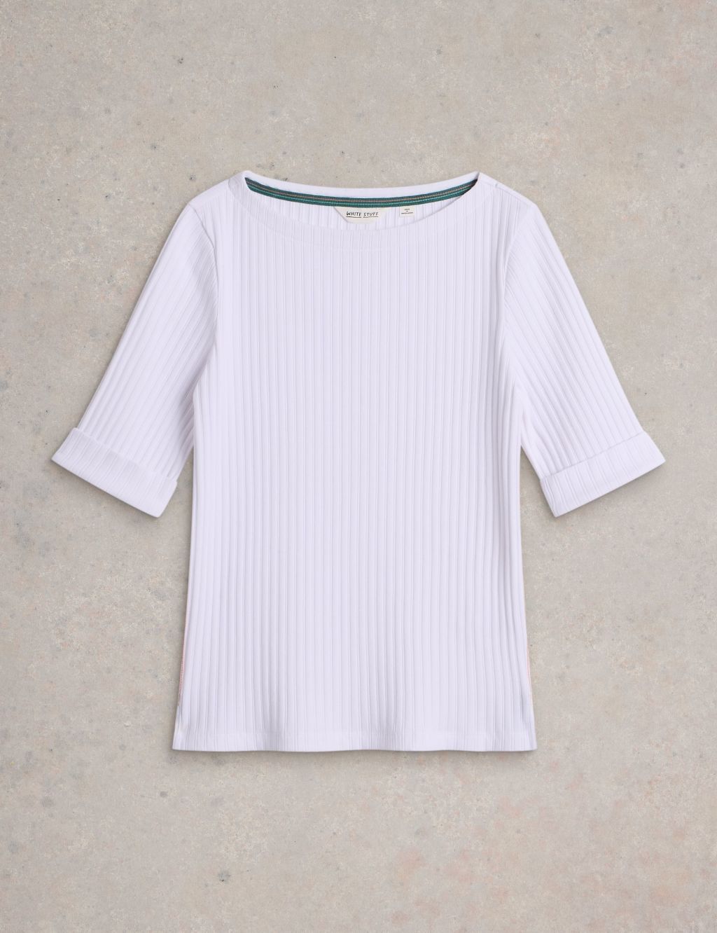 Cotton Rich Ribbed T-Shirt 1 of 6