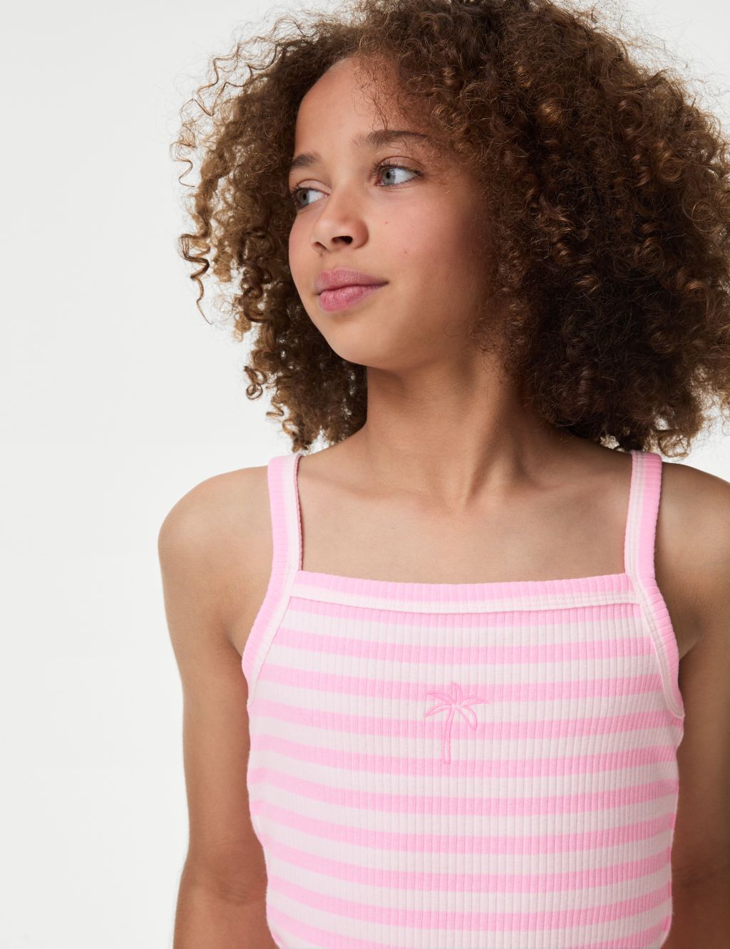 Cotton Rich Ribbed Top & Bottom Outfit (6-16 Yrs) 2 of 6