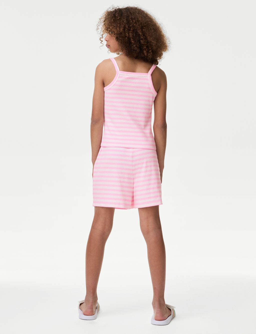 Cotton Rich Ribbed Top & Bottom Outfit (6-16 Yrs) 6 of 6