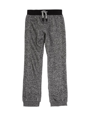 Cotton Rich Ribbed Waistband Joggers (1-7 Years) Image 2 of 3