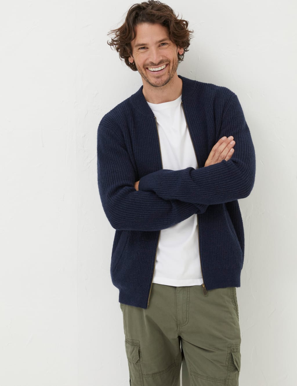 Ladies zip up cardigans at marks and spencers cheap