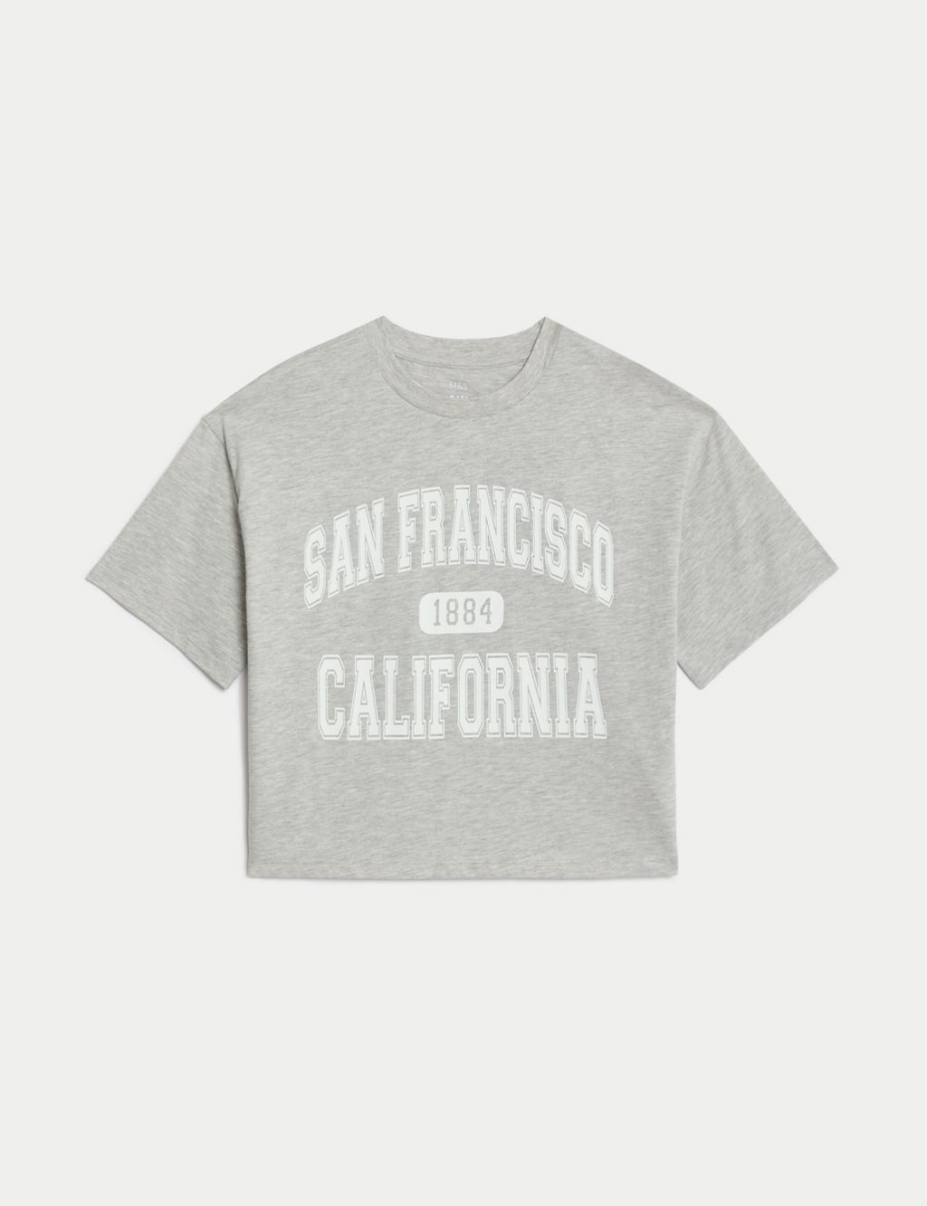 Cotton Rich San Francisco Slogan T-Shirt (6-16 Yrs) 1 of 5