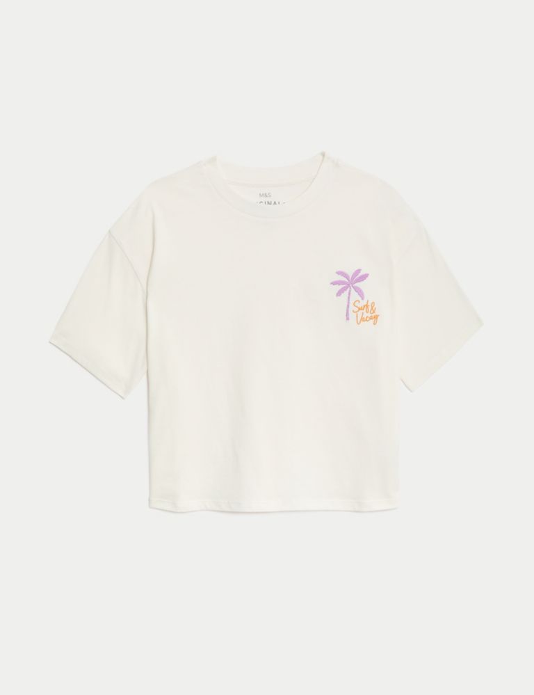 Cotton Rich San Graphic T-Shirt (6-16 Yrs) 2 of 5