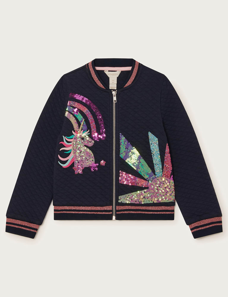 Unicorn bomber top