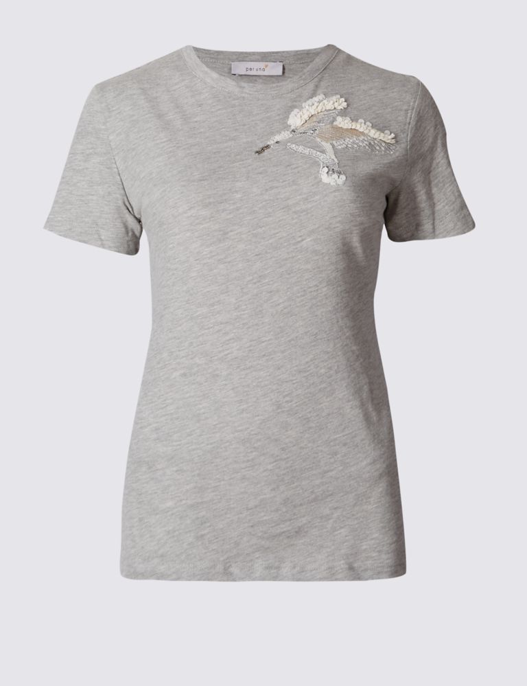Cotton Rich Sequin Wings T-Shirt 2 of 4