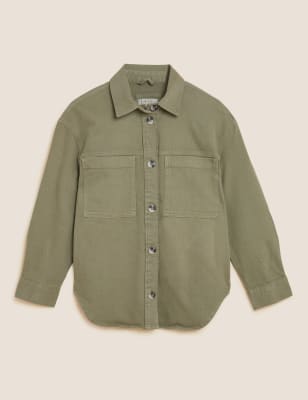 marks and spencer shacket ladies