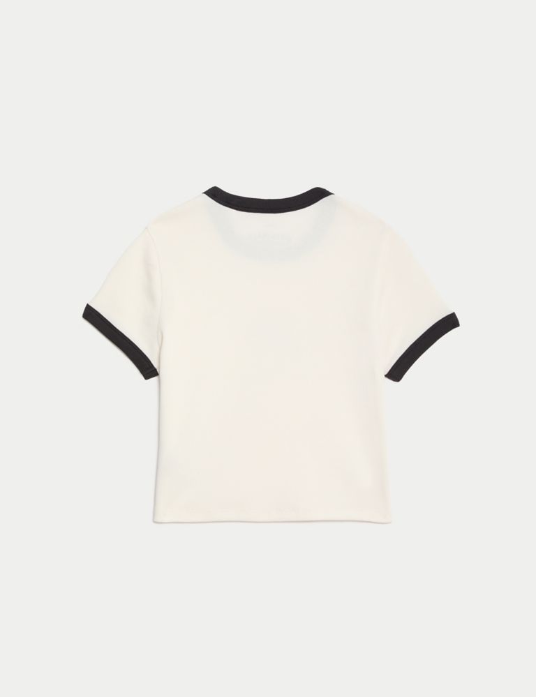 Cotton Rich Shell Print Ribbed T-Shirt (6-16 Yrs) 5 of 5