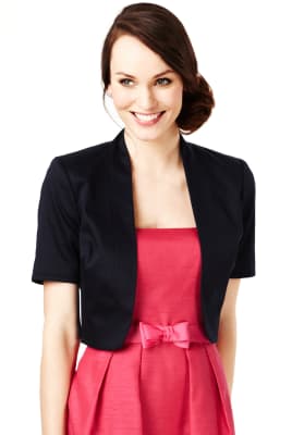 Short jacket bolero sale