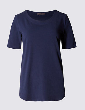 Cotton Rich Short Sleeve T-Shirt Image 2 of 3