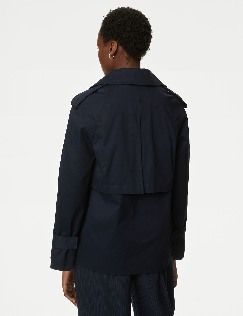 Cotton Rich Short Trench Coat 4 of 7