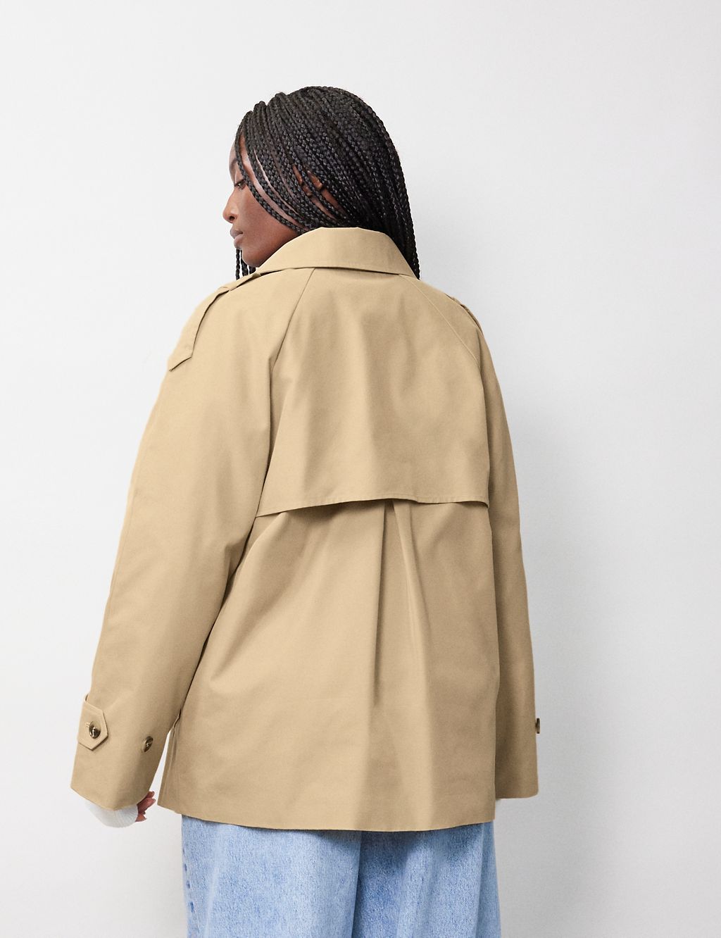 Cotton Rich Short Trench Coat 2 of 4