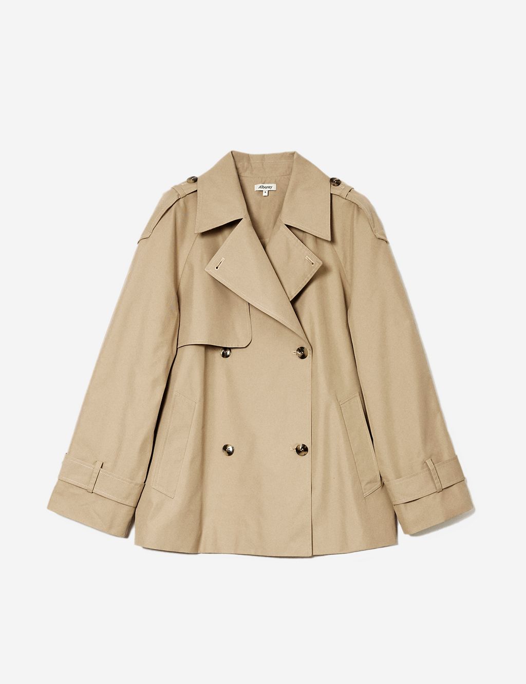 Cotton Rich Short Trench Coat 1 of 4