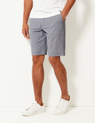 Marks and spencer store mens shorts blue harbour