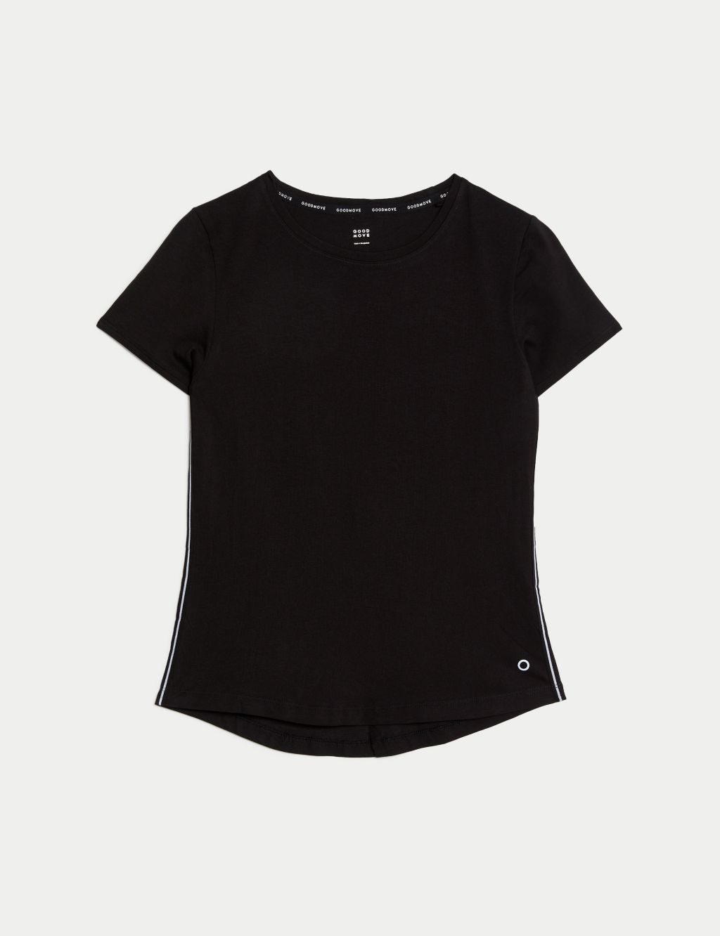 Cotton Rich Side Stripe T-Shirt | Goodmove | M&S