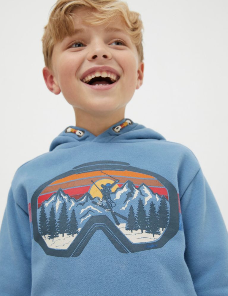 Cotton Rich Ski Goggles Hoodie  (3-13 Yrs) 4 of 4