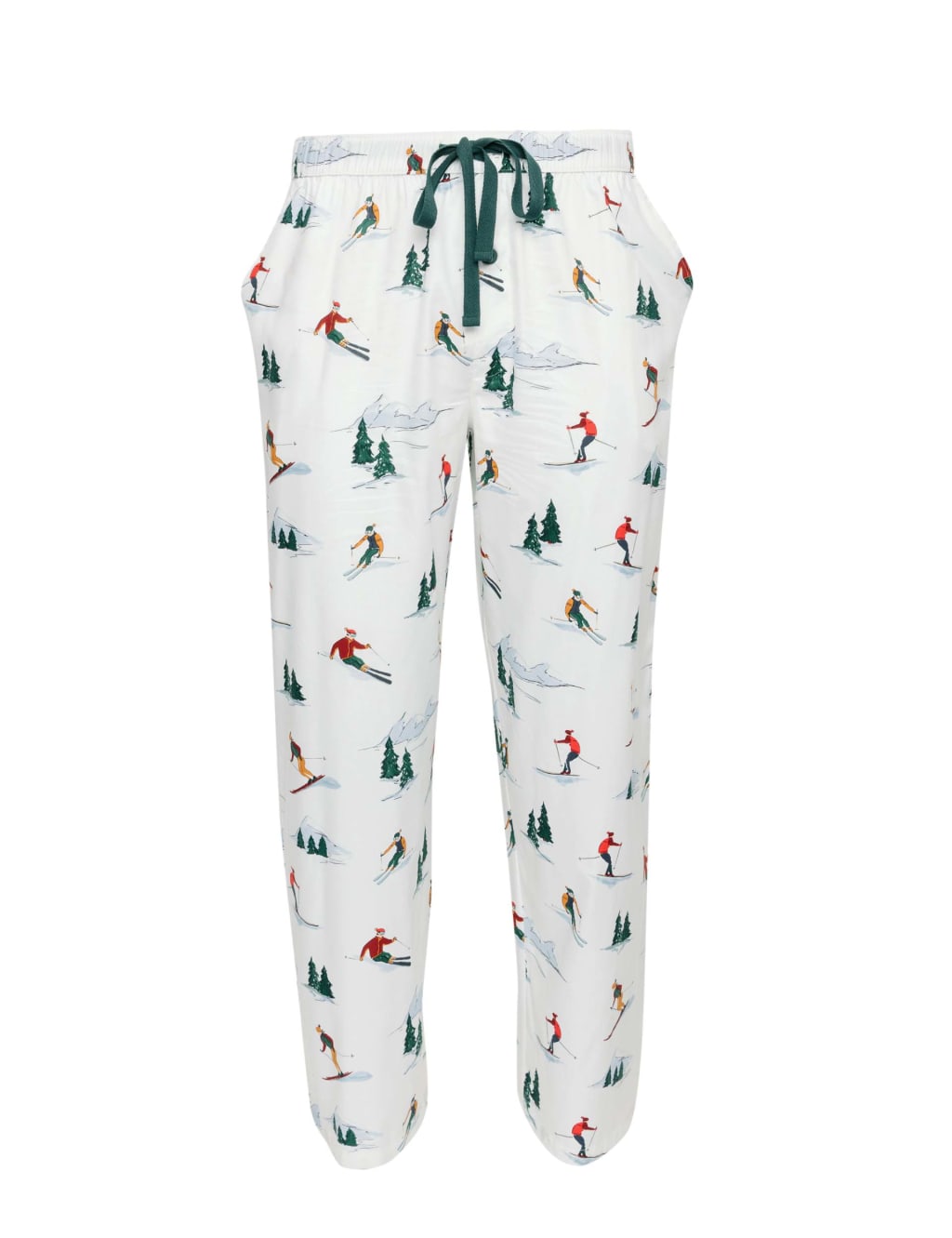 Cotton Rich Ski Print Pyjama Bottoms Cyberjammies M S