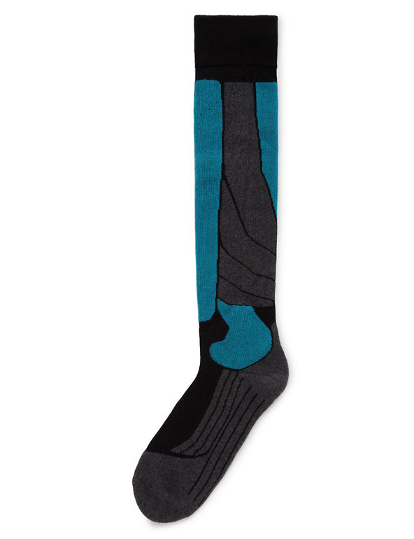 Cotton Rich Ski Socks Image 1 of 2