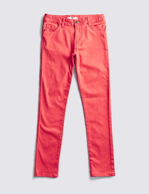 Cotton Rich Skinny Denim Jeans (5-14 Years) Image 2 of 3
