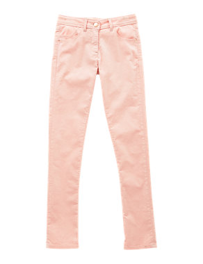 Cotton Rich Skinny Fit Corduroy Trousers (5-14 Years) Image 2 of 4