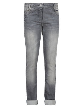 Cotton Rich Skinny Trousers (5-14 Years) Image 2 of 3