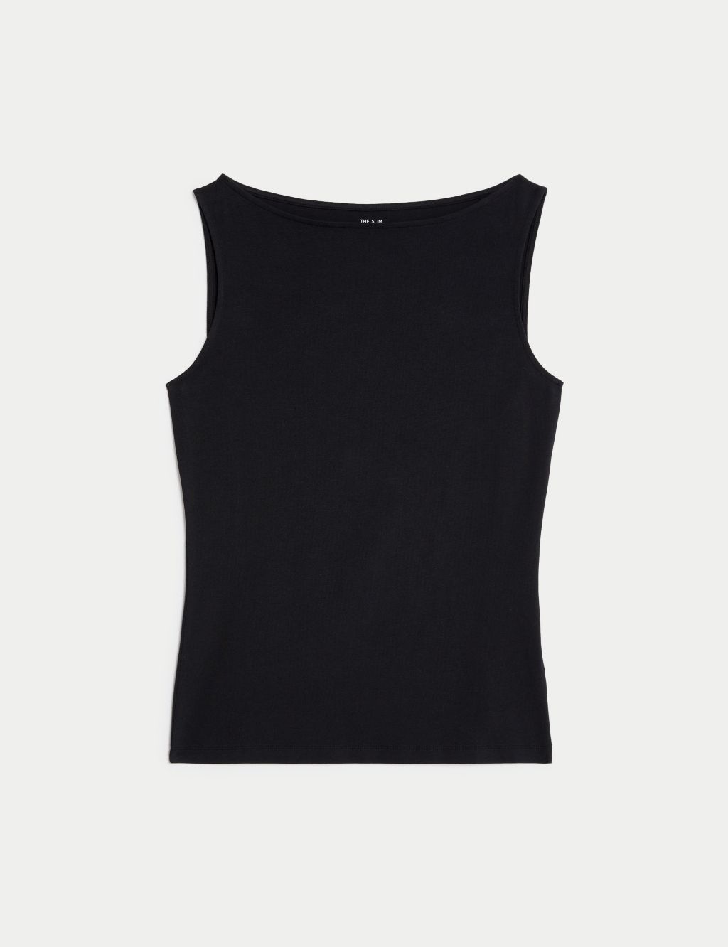 Cotton Rich Slash Neck Vest | M&S Collection | M&S