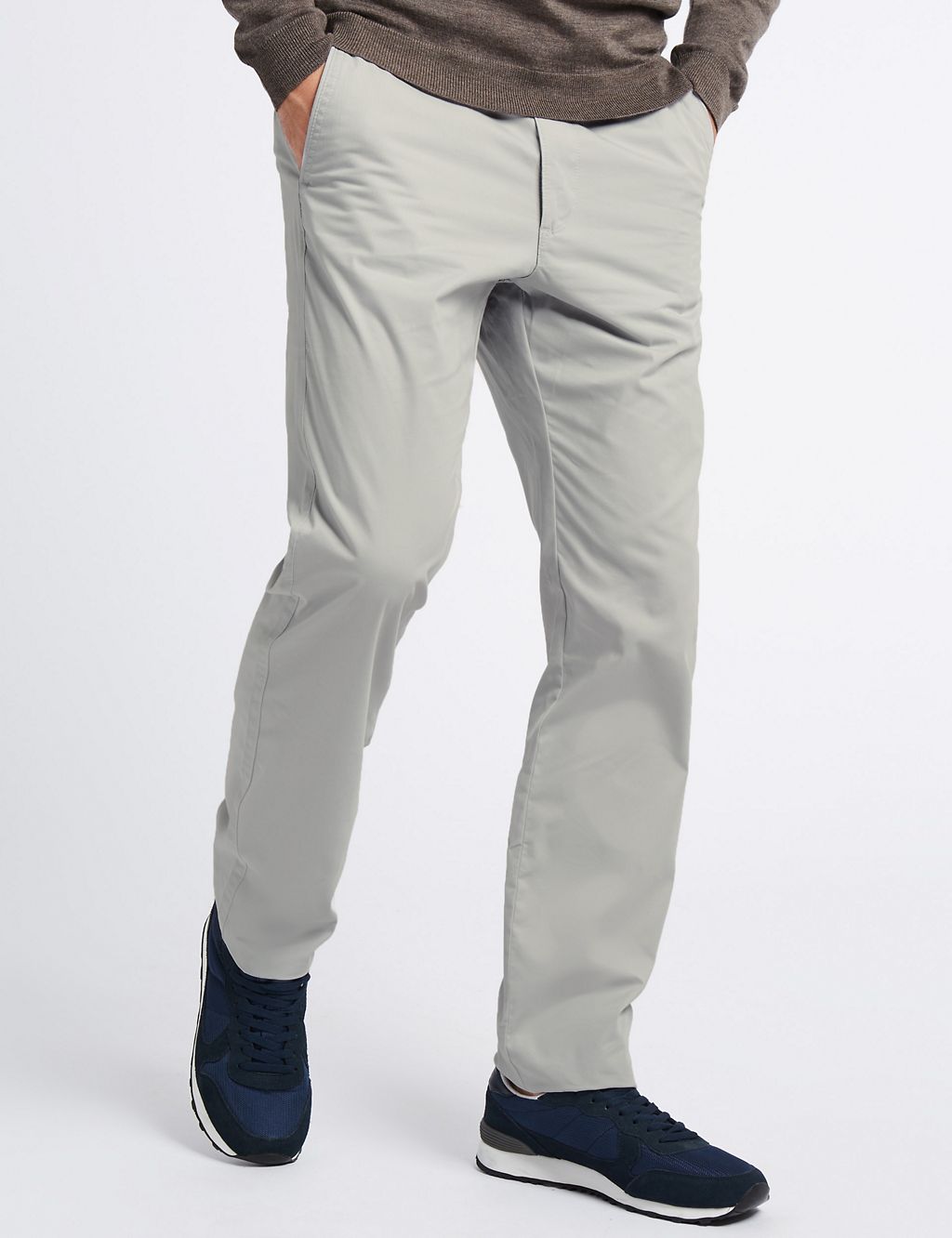 Cotton Rich Slim Fit Chinos 3 of 4