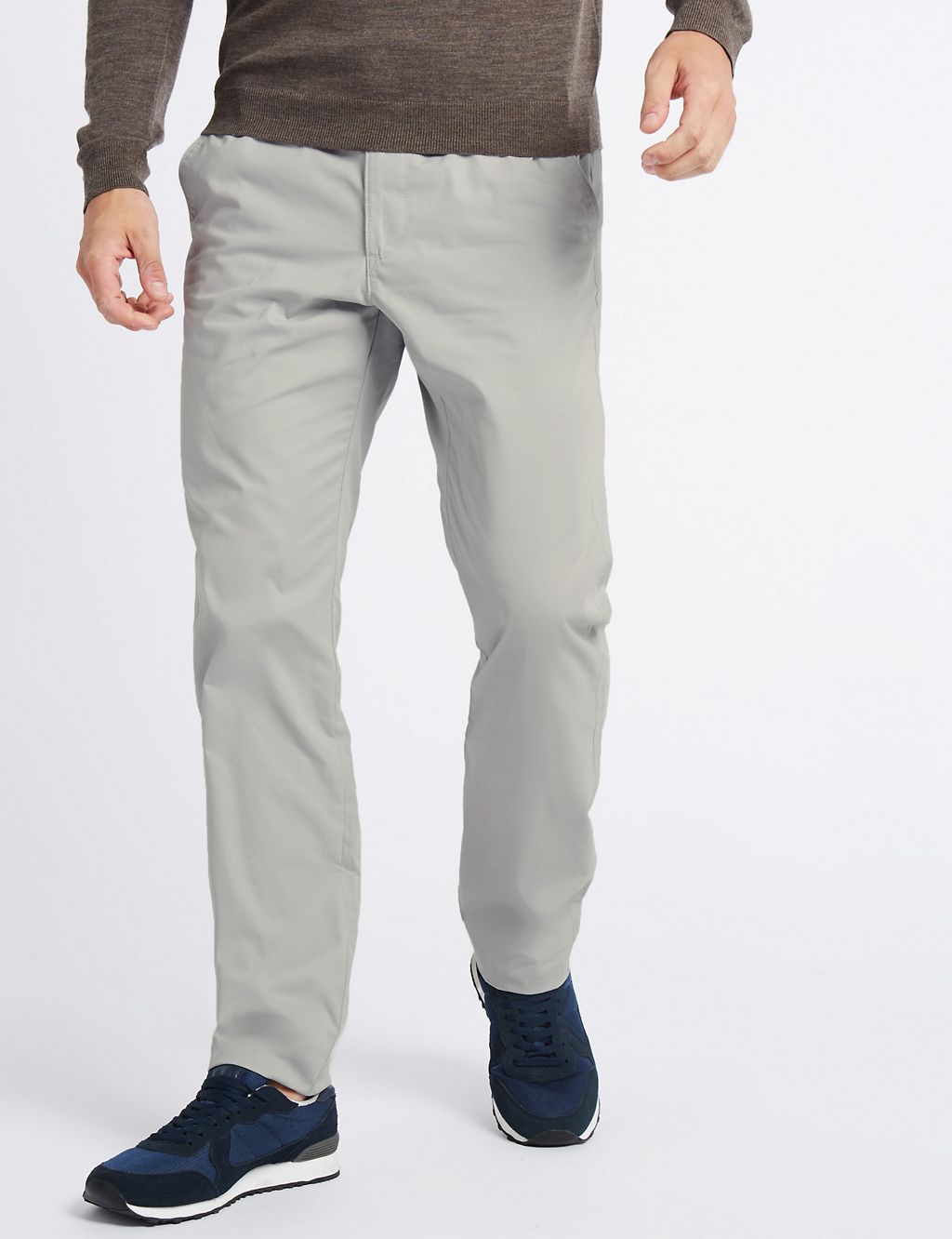 Cotton Rich Slim Fit Chinos 2 of 4