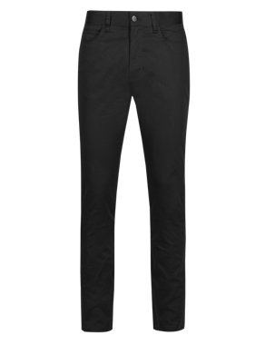Cotton Rich Slim Fit Comfort Stretch Chinos Image 2 of 3