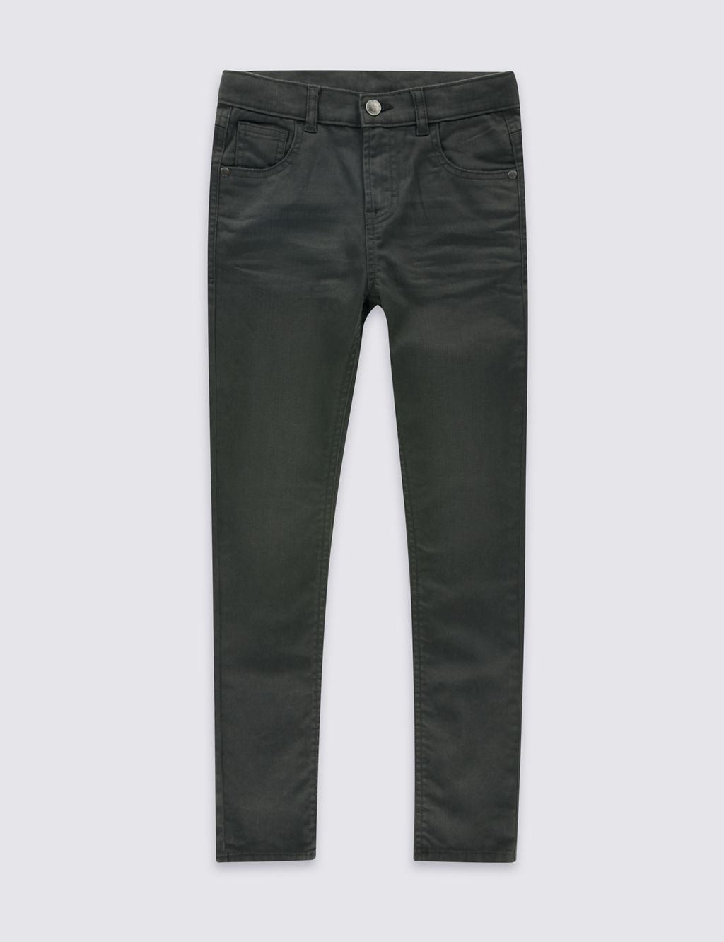 Cotton Rich Slim Fit Jeans (3-14 Years) 1 of 5