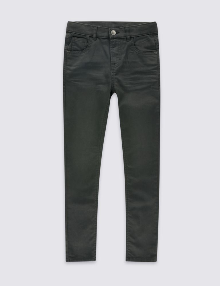 Cotton Rich Slim Fit Jeans (3-14 Years) 2 of 5