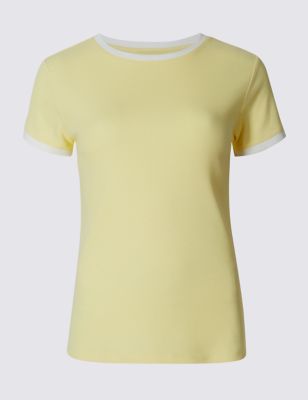 Cotton Rich Slim Fit T-Shirt Image 2 of 3