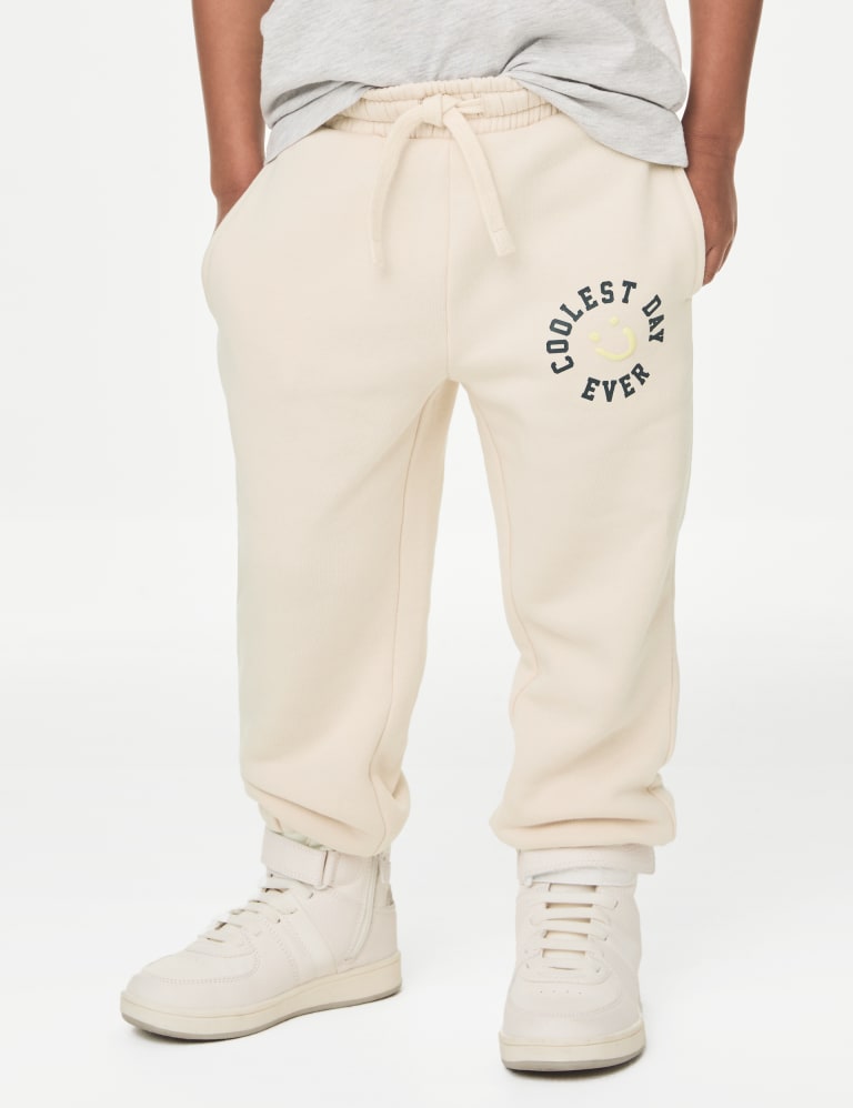 Slogan joggers sale