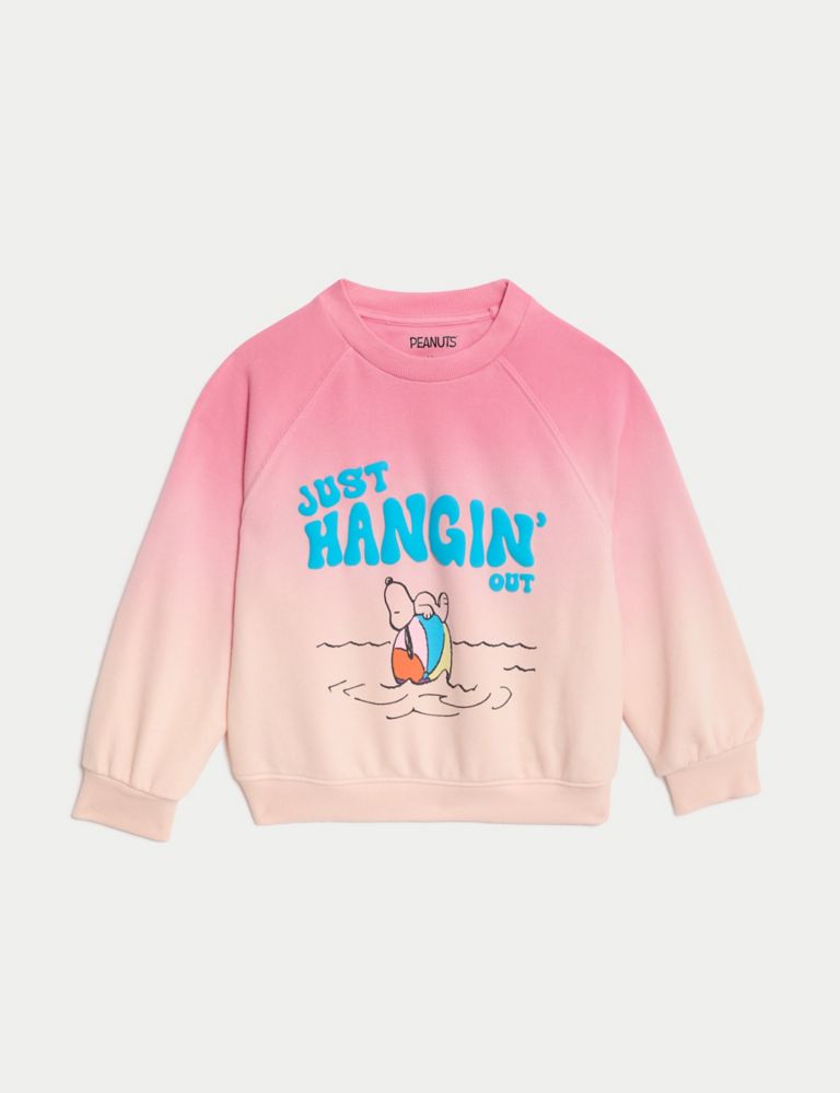 Cotton Rich Snoopy™ Sweatshirt (2-8 Yrs) 3 of 7