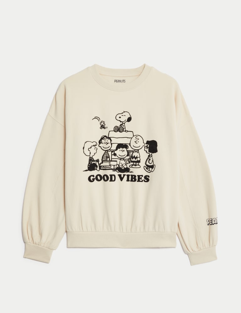 Cotton Rich Snoopy Sweatshirt 6 16 Yrs
