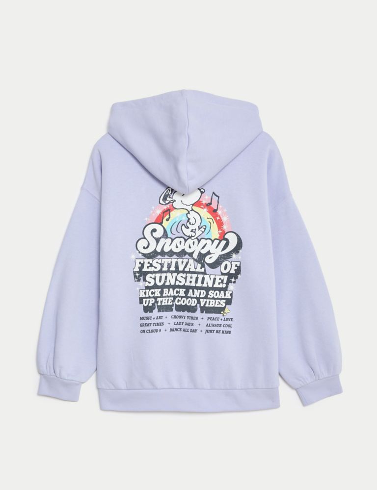Cotton Rich Snoopy Zip Hoodie (6-16 Yrs) 3 of 3