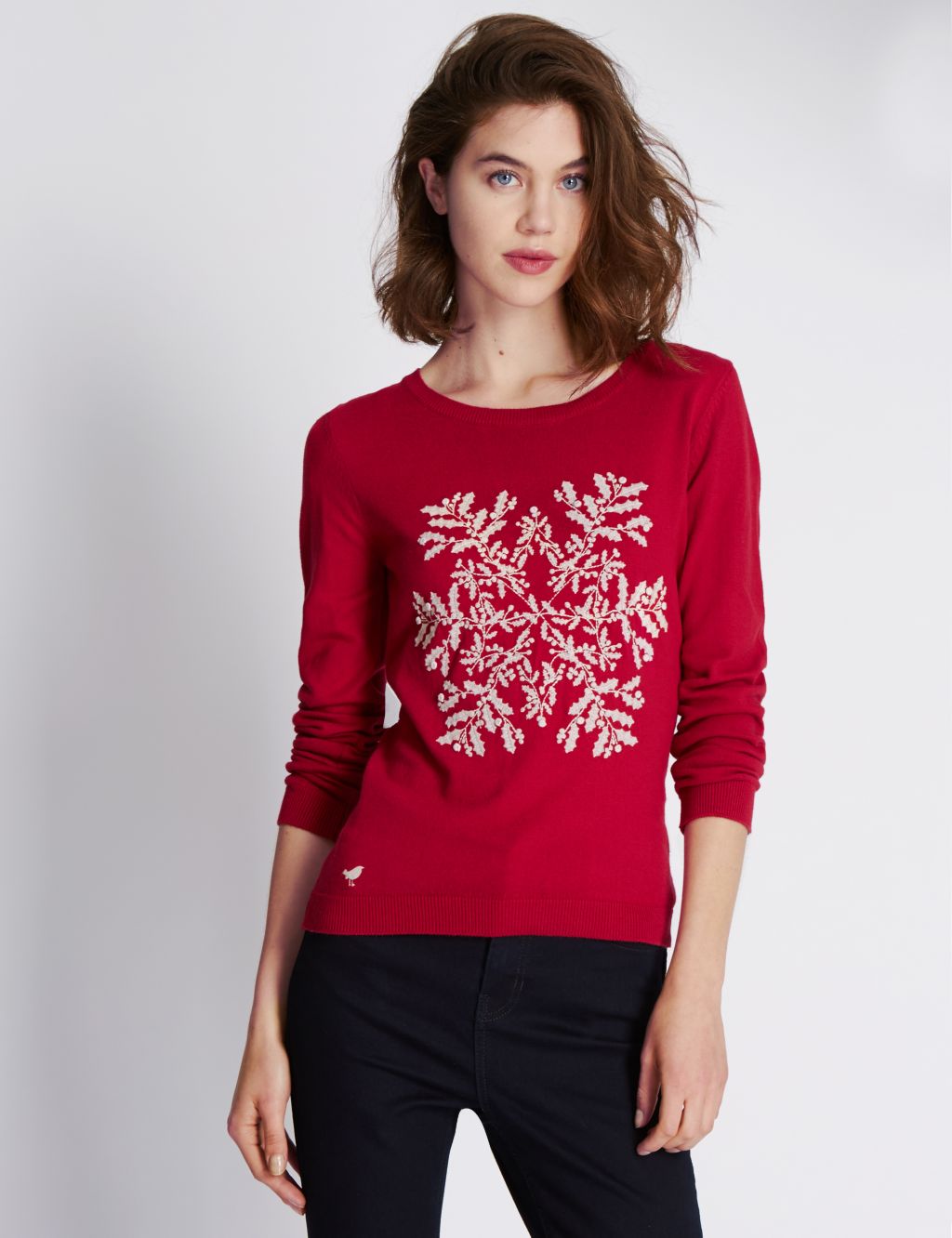 Cotton Rich Snowflake Jumper 3 of 3
