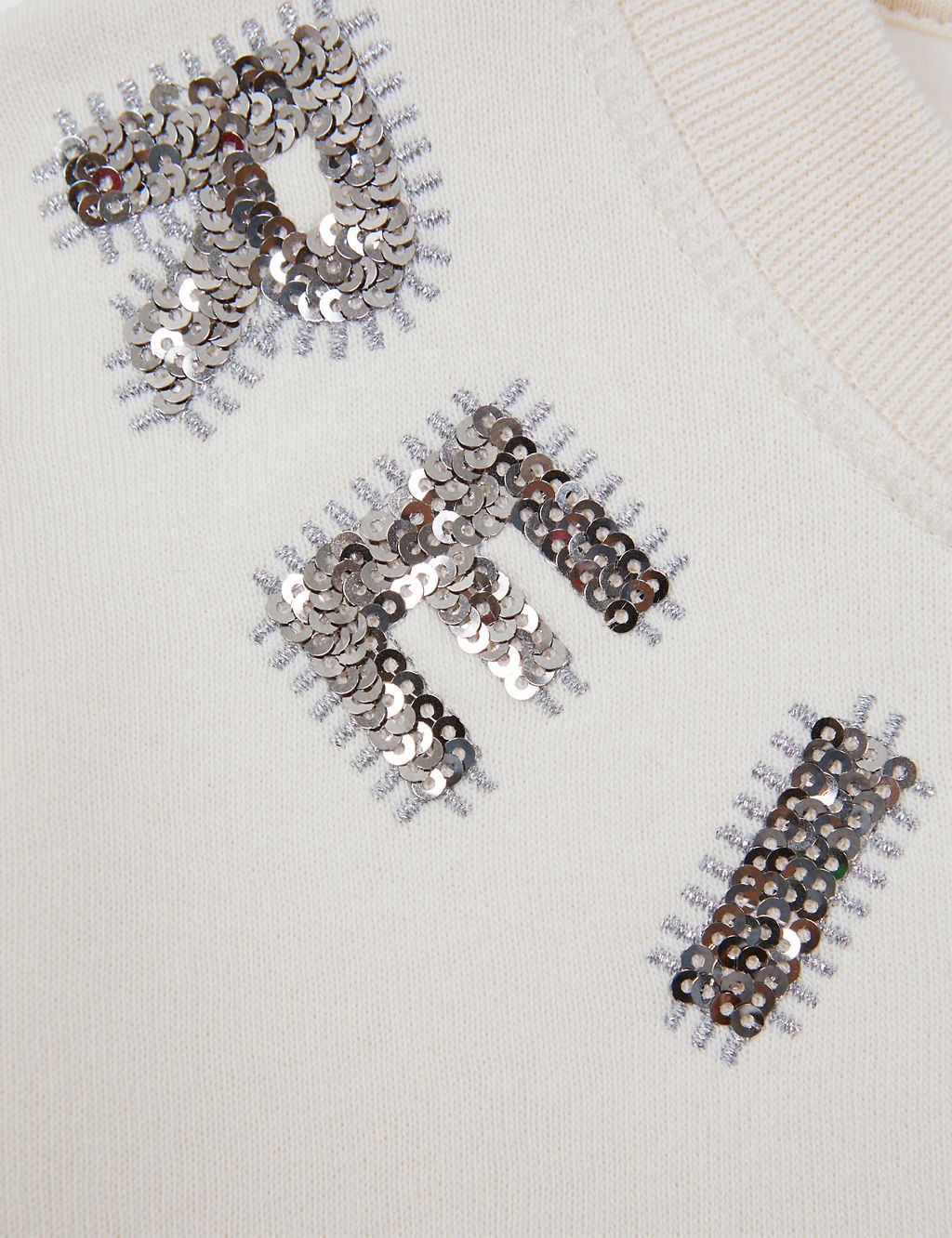 Cotton Rich Snowflake Sweatshirt (4-14 Yrs) 5 of 5