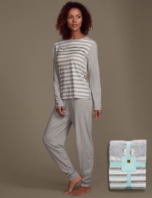 Cotton pyjamas online m&s