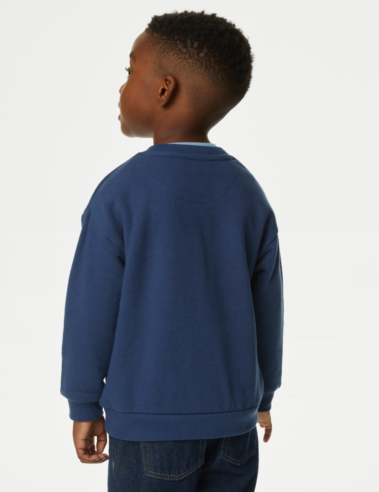 Skechers sweatshirts store kids blue