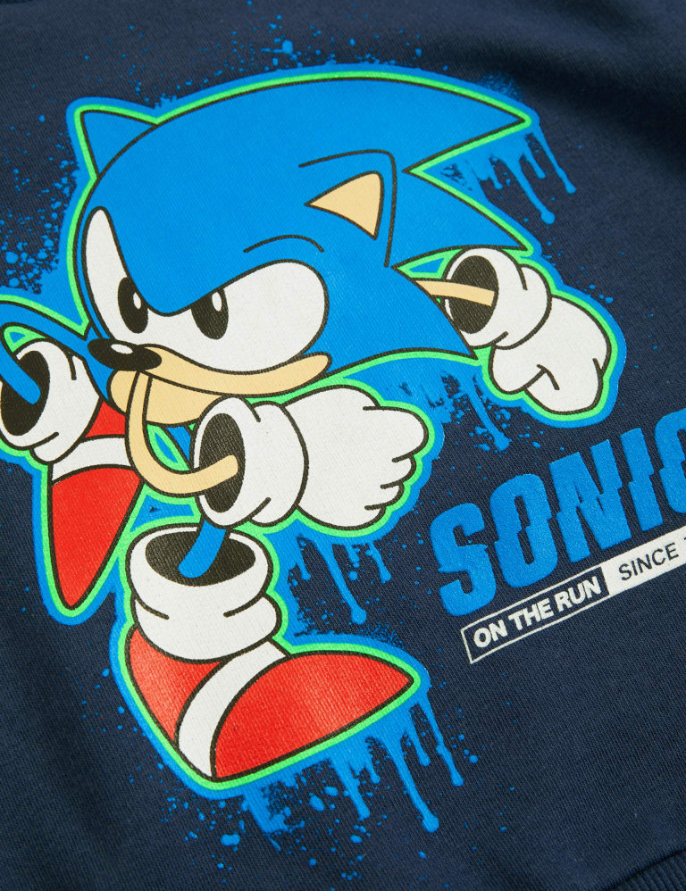 Sonic the hedgehog sweatshirt jacket hoodie discount
