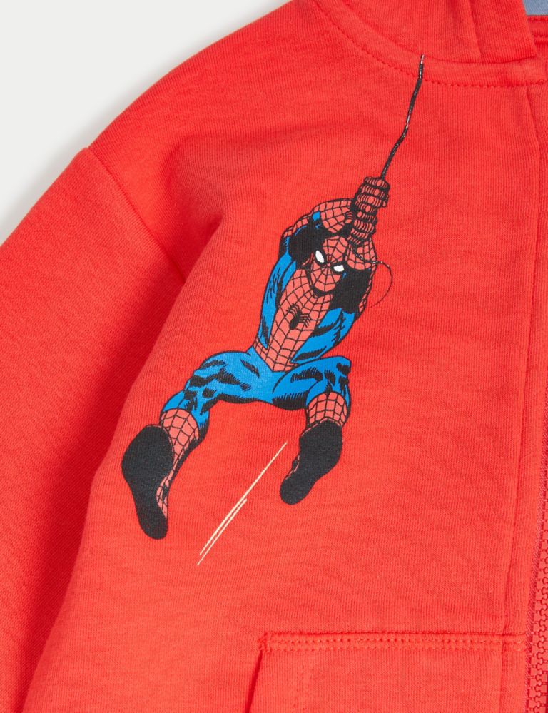 Cotton Rich Spider-Man™ Hoodie (2-8 Yrs) 2 of 3