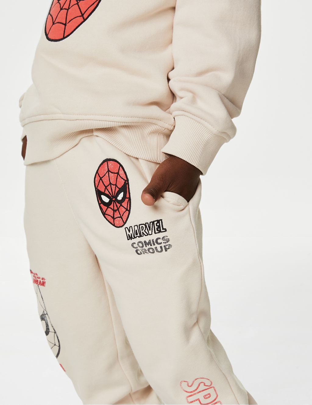 Cotton Rich Spider-Man™ Joggers (2-8 Yrs) 2 of 7